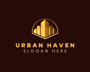 Luxury Building City logo design