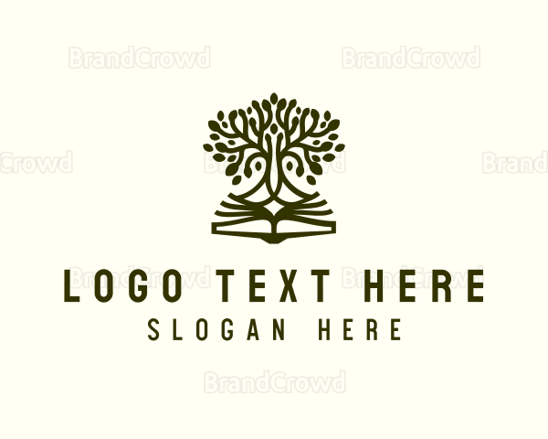Education Tree Book Logo