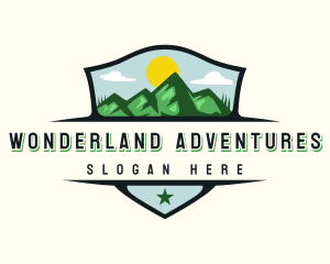 Nature Mountain View logo design