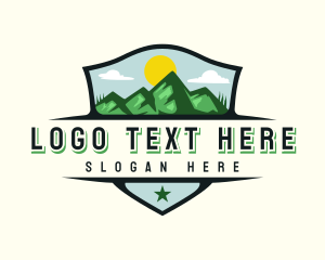 Travel - Nature Mountain View logo design