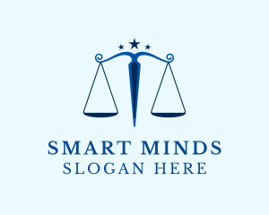 Blue Legal Law Firm Logo