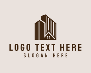 Office Space - High Rise Housing Property logo design