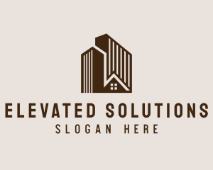 High Rise Housing Property logo design