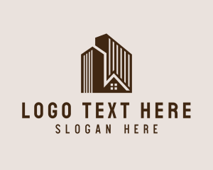 Urban Planning - High Rise Housing Property logo design