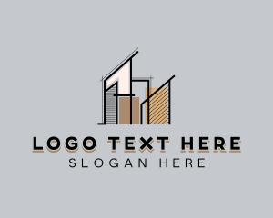 Draftman - Contractor Architectural Firm logo design