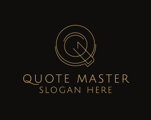 Elegant Company Letter Q logo design