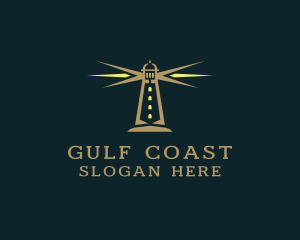 Coastal Lighthouse Tower  logo design