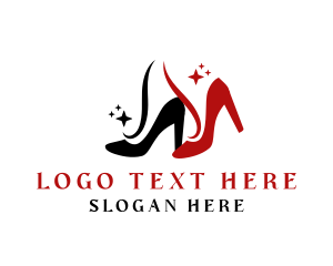 Shoes - Sexy Lady Heels Shoes logo design