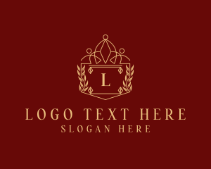Law Firm - Crown Wreath Royal Jewelry logo design
