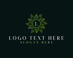 Aesthetic - Elegant Wellness Leaves logo design