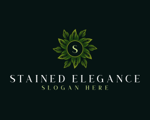 Elegant Wellness Leaves logo design