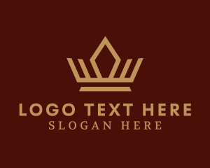 Upscale - Luxe Crown Pageant logo design