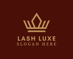 Luxe Crown Pageant logo design