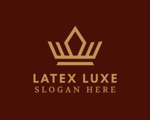 Luxe Crown Pageant logo design