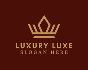 Luxe Crown Pageant logo design