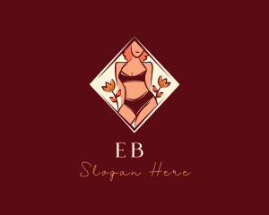 Natural - Bikini Lingerie Woman logo design