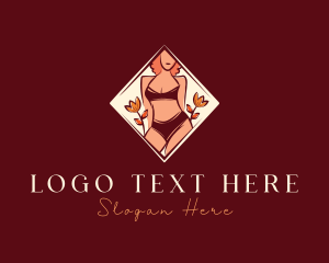 Swimsuit - Bikini Lingerie Woman logo design