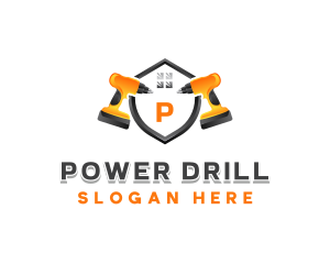 Drill Construction Builder logo design