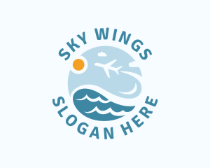 Airplane - Travel Airplane Tourism logo design