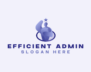 Administrator - Leader Administrator Organization logo design