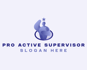 Supervisor - Leader Administrator Organization logo design