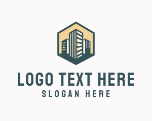 Residential - Urban City Structure logo design