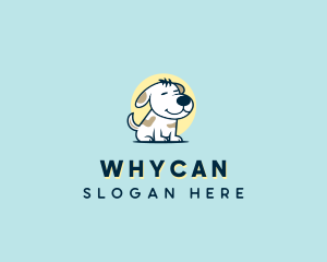 Cartoon Dog Puppy Logo