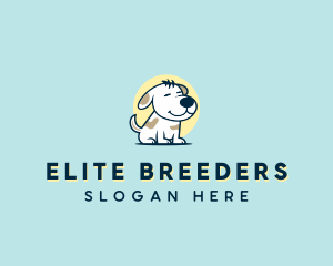 Cartoon Dog Puppy logo design