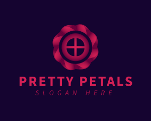 Flower Petal Window logo design