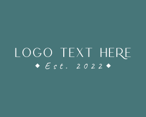 Beauty - Elegant Beauty Wordmark logo design