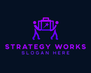 Employee Briefcase Team logo design