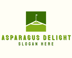 Flag Golfing Course logo design