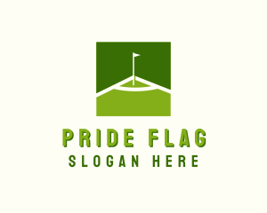 Flag - Flag Golfing Course logo design