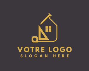 House Property Construction logo design