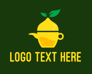 Iced Drink - Lemonade Tea Pot logo design