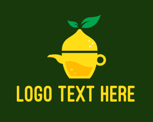 Citrus - Lemonade Tea Pot logo design