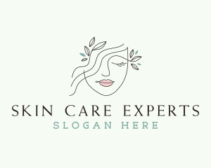 Nature Spa Model Beauty logo design