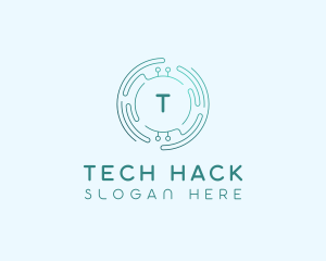 Circuitry Technology Developer logo design