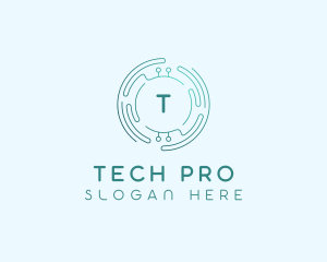 Circuitry Technology Developer logo design