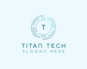 Circuitry Technology Developer logo design