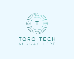 Circuitry Technology Developer logo design