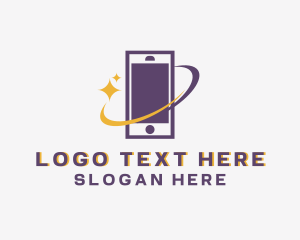 Phone - Mobile Phone Orbit logo design