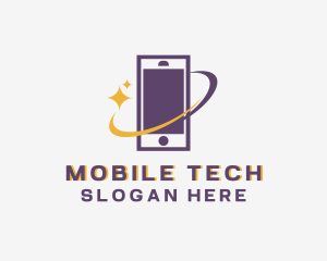 Mobile - Mobile Phone Orbit logo design