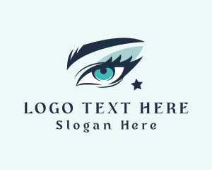 Beauty Vlogger - Eyebrow & Eyelash Salon logo design