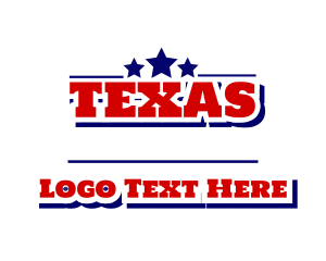 Texan - Dallas Texas Wordmark logo design