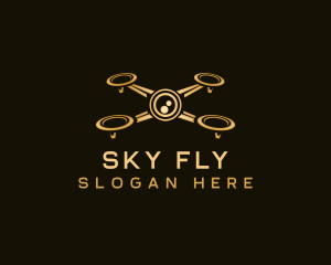 Drone Aerial Camera logo design