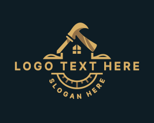 Remodeling - House Tools Construction logo design