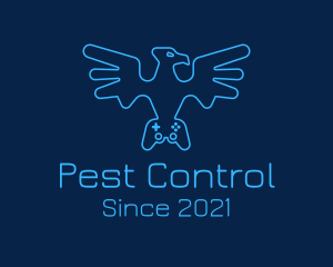 Eagle Game Controller logo design