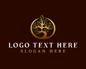 Plant - Luxury Tree Spa logo design