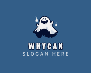 Ghoul - Spooky Ghost Avatar logo design